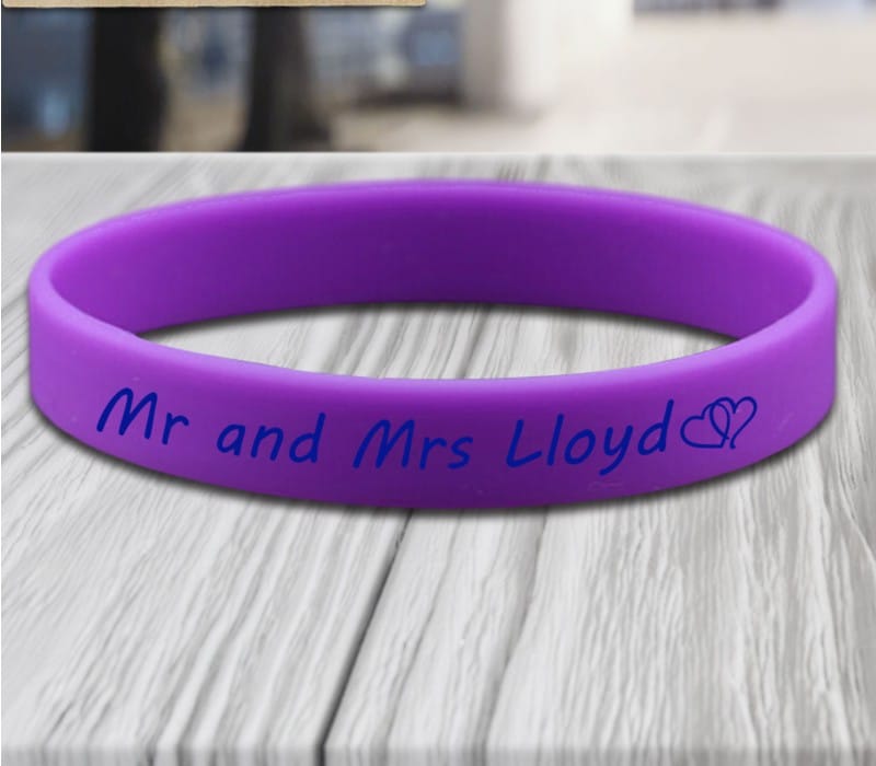 Βραχιολάκια σιλικόνης γάμου Mr and Mrs